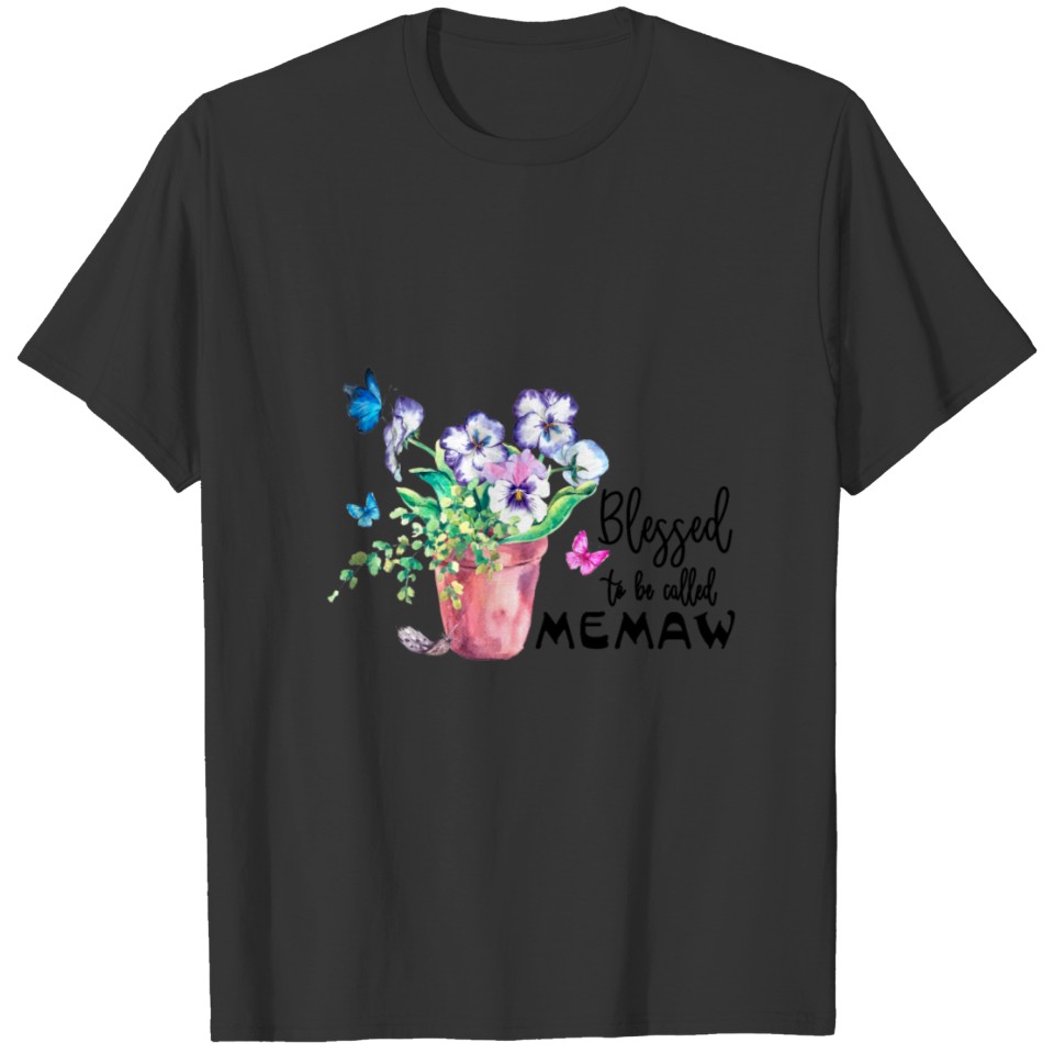 Blessed To Be Called Memaw T-shirt