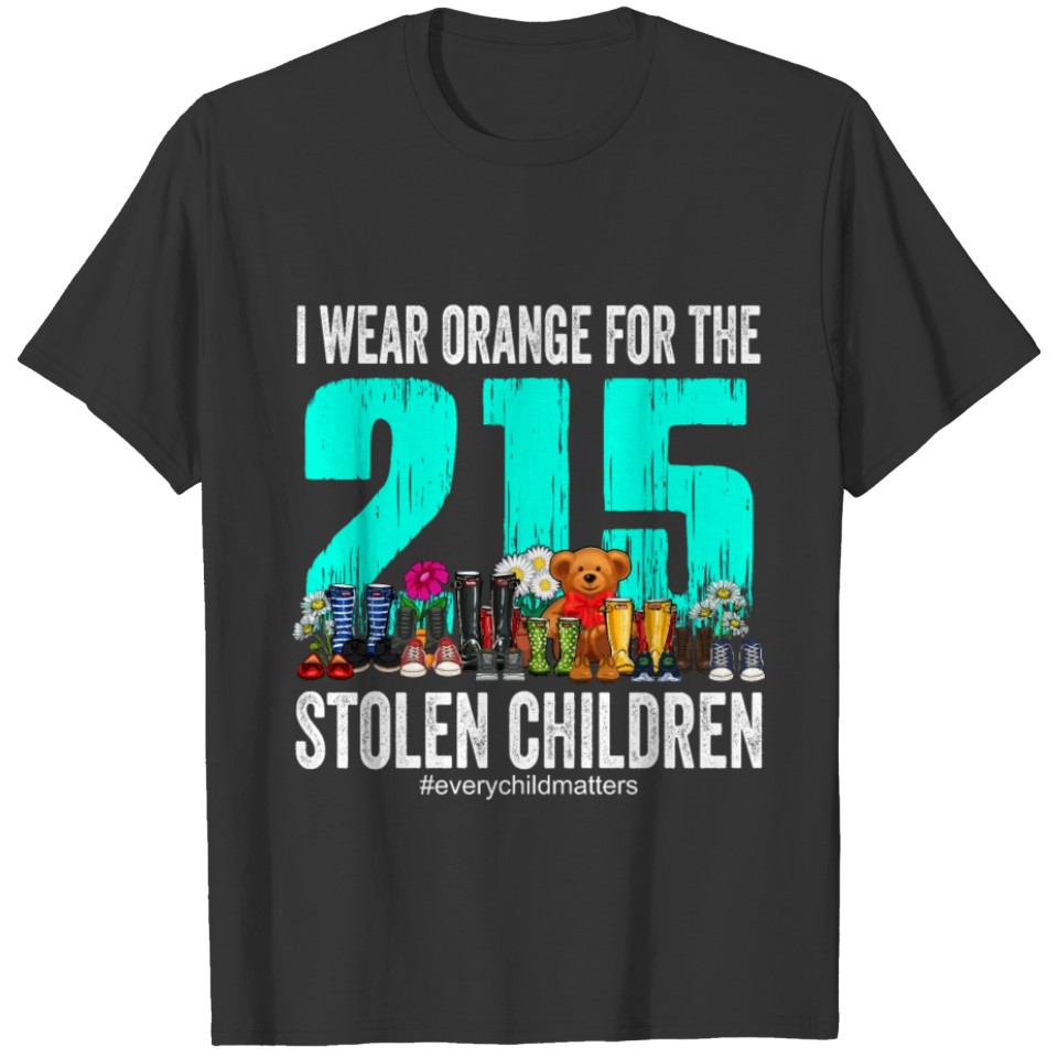 I wear orange for the stolen children T-shirt