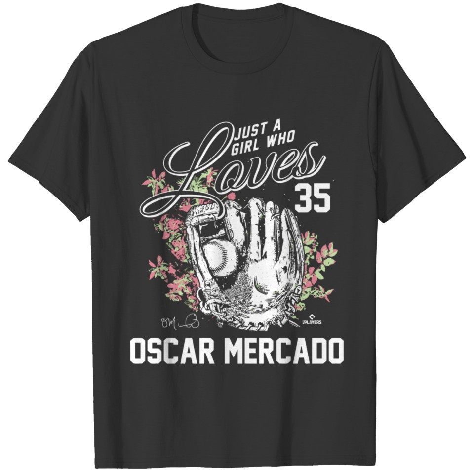 Just A Girl Who Loves Oscar MercadoGift Tee T-shirt