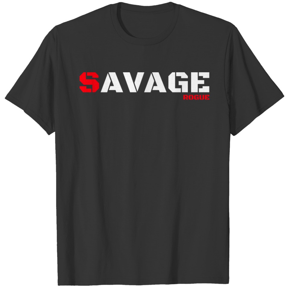 Savage Slogan Military Armed Forces For Men Women T Shirts