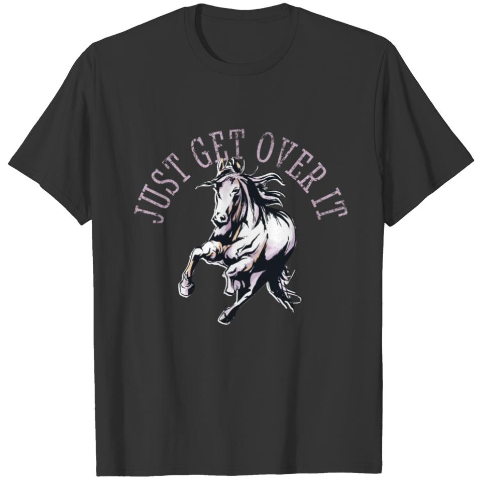 Horse Jump Jumping Riding Girl T-shirt