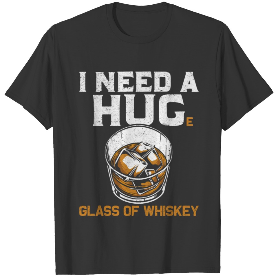 Whiskey Lover Humor Glass Bourbon Drinker T-shirt