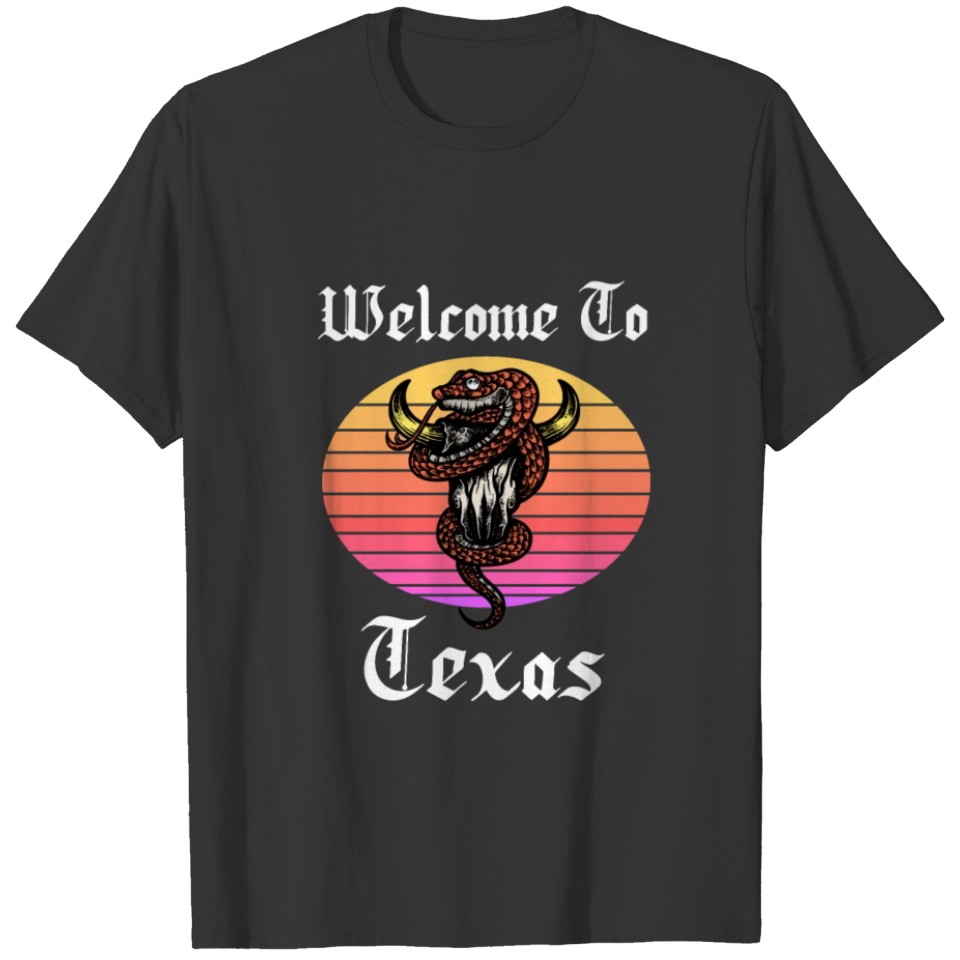 Welcome to Texas Sunset T-shirt