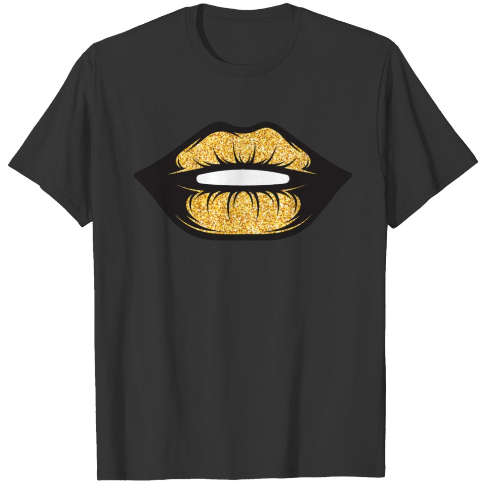 sparkly lips T-shirt