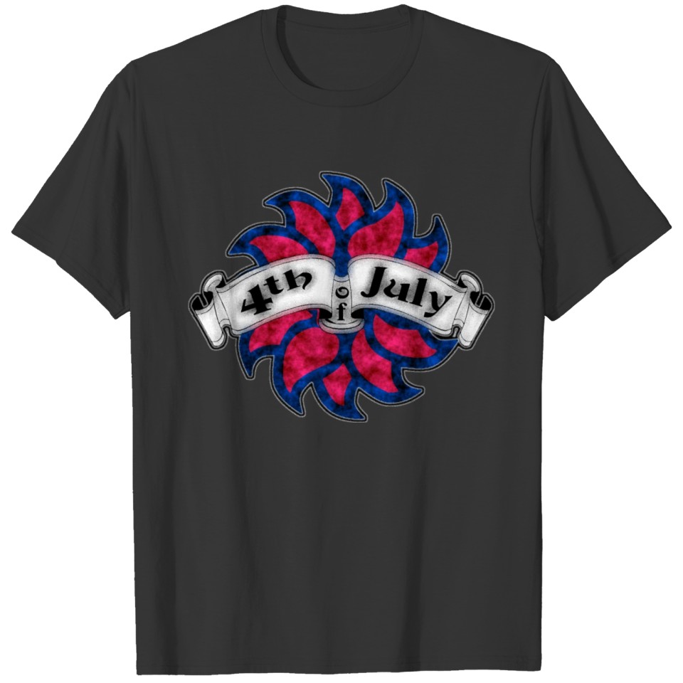 4th of july - Independence day / flower/ ribbon T Shirts