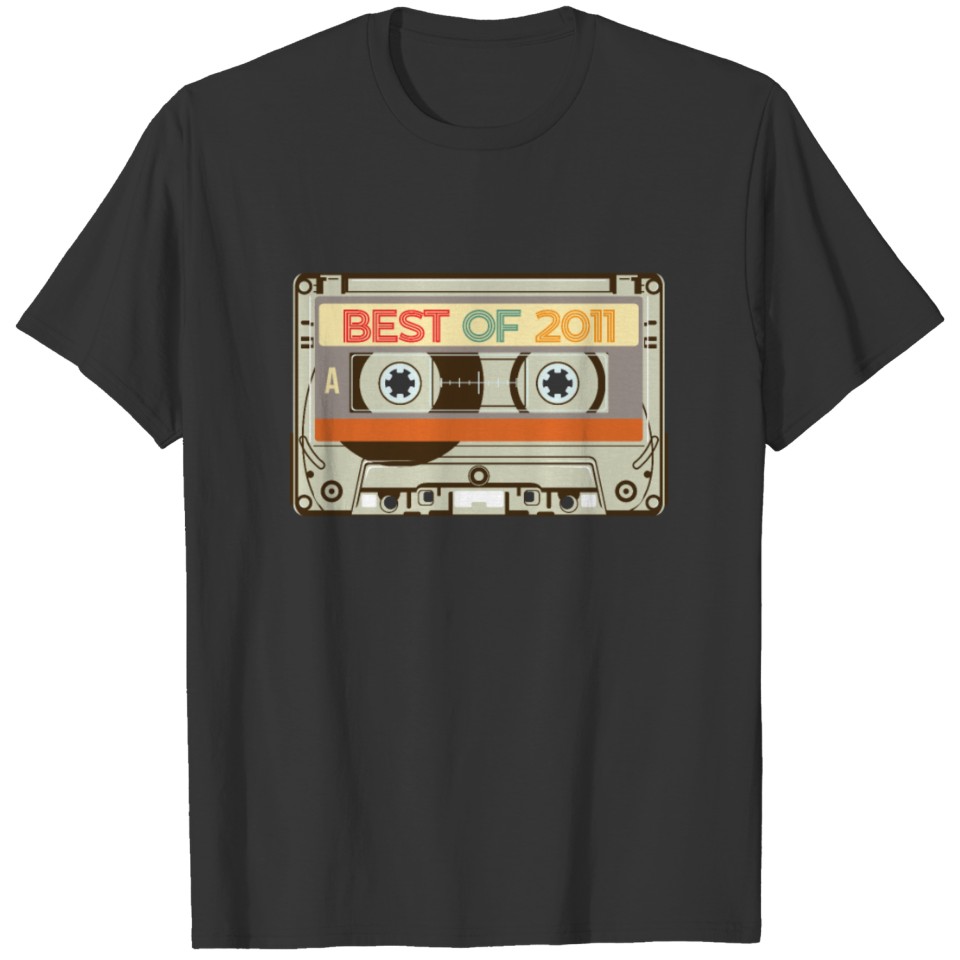 Vintage Cassette Tape Birthday Gifts Retro Born T Shirts