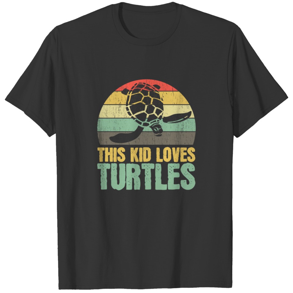 This Kid Loves Turtles Nature Environment Skip A T Shirts