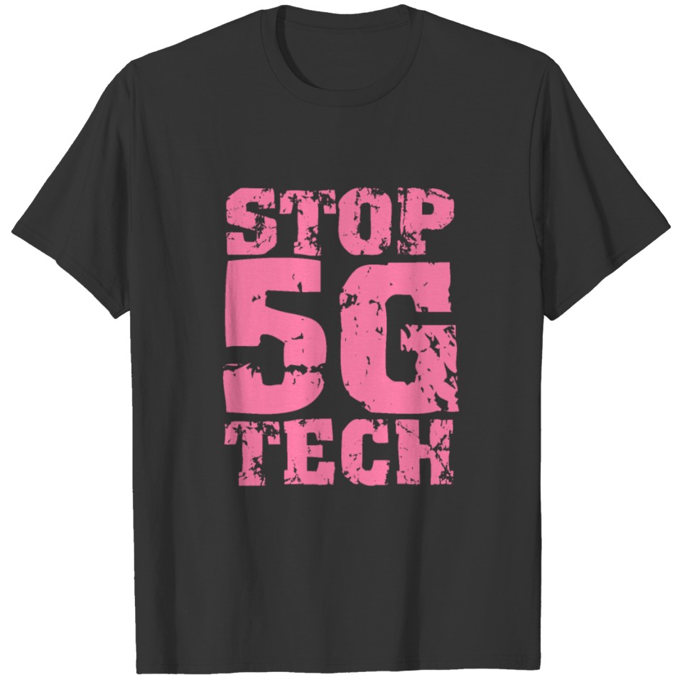 Stop 5G technology Mobile Radiation Network T Shirts