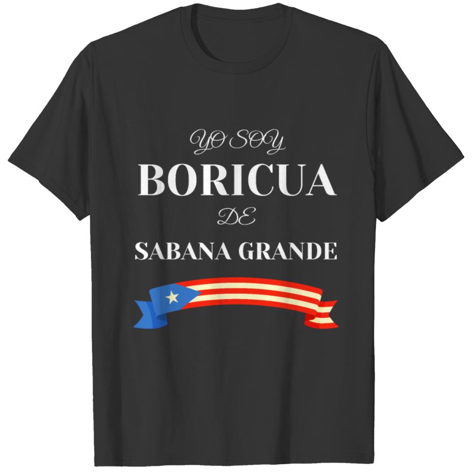 Yo Soy Boricua De Sabana Grande Puerto Rico T-shirt
