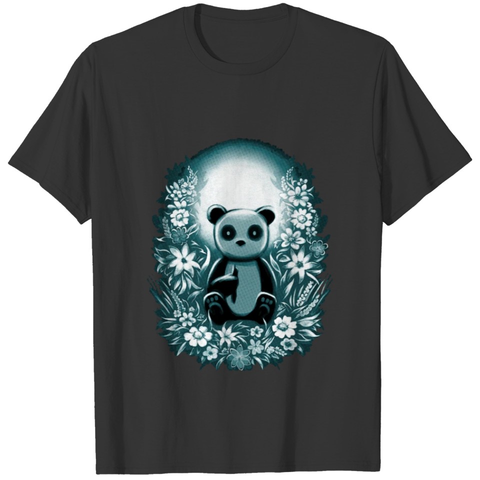panda moon T-shirt