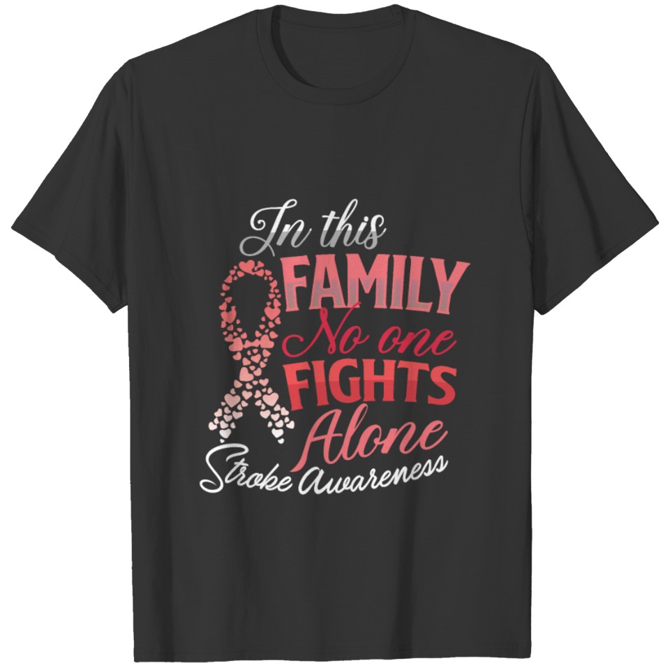 Stroke Survivor Stroke Awareness Rehab Gift Idea T-shirt