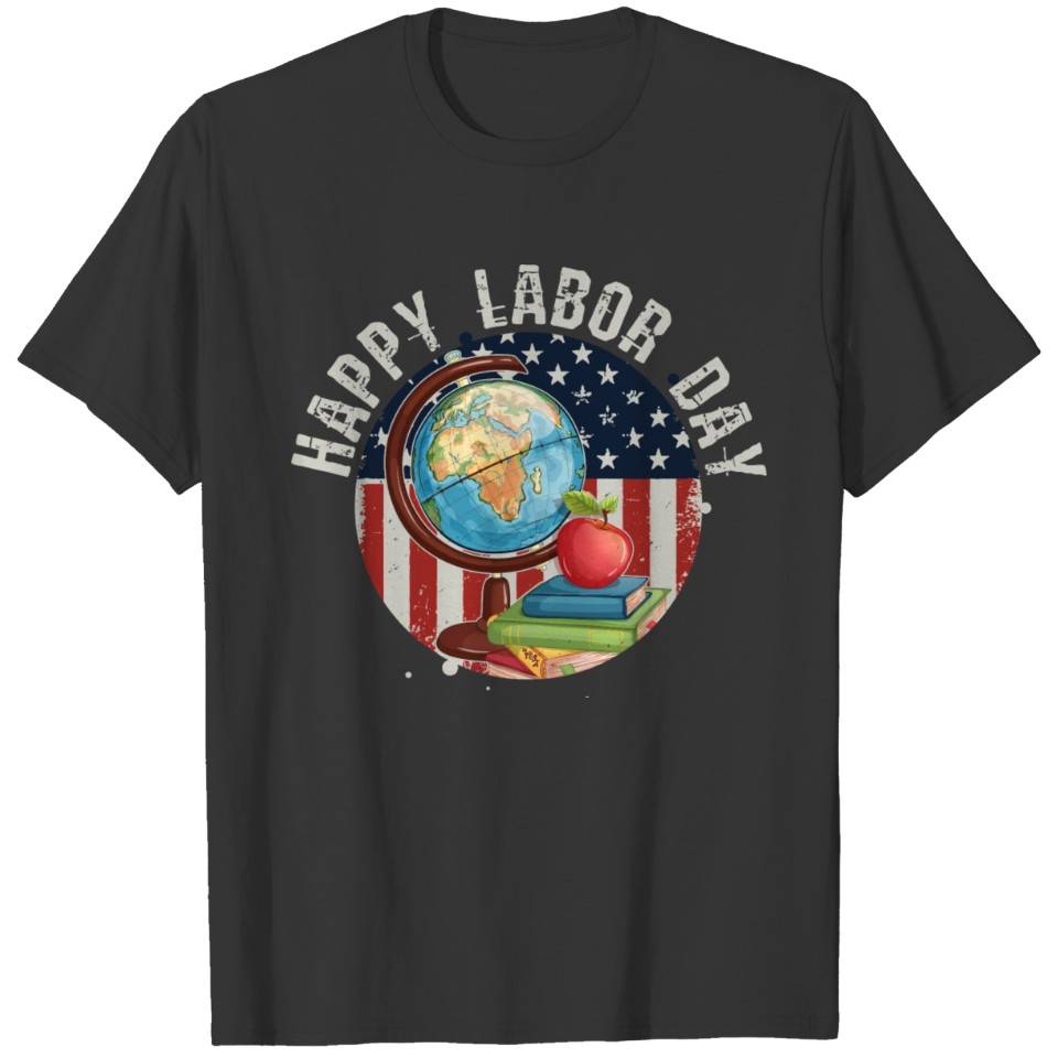 Patriotic US American Flag For Teachers Gift Idea T-shirt