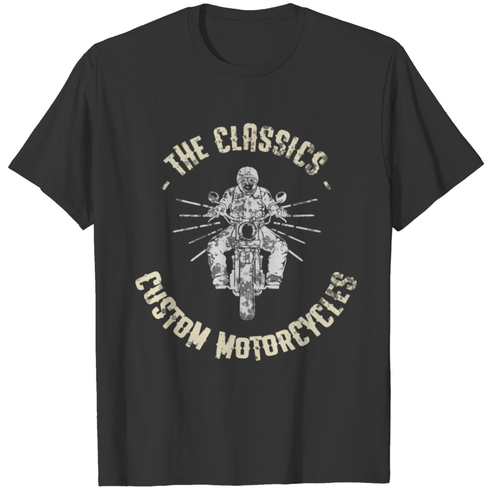 Custom Motorcycles Bikers T-shirt