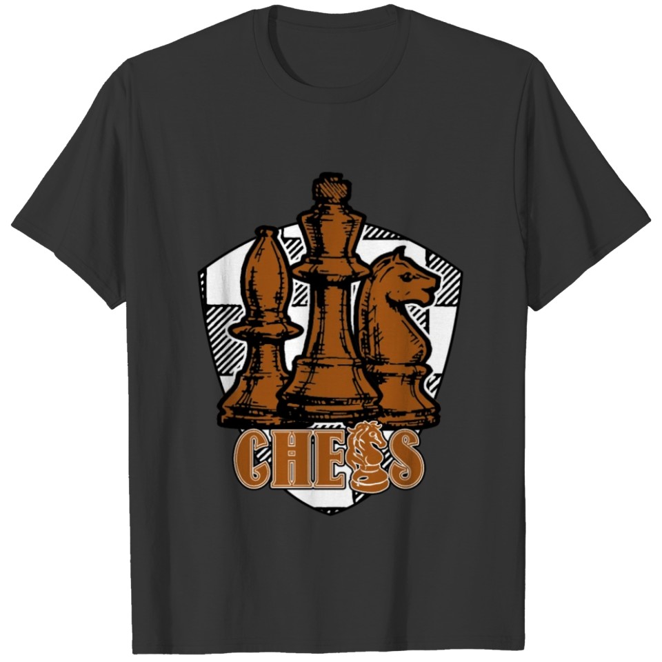 Chess Pieces Strategy Board Game Chessboard Rules T-shirt