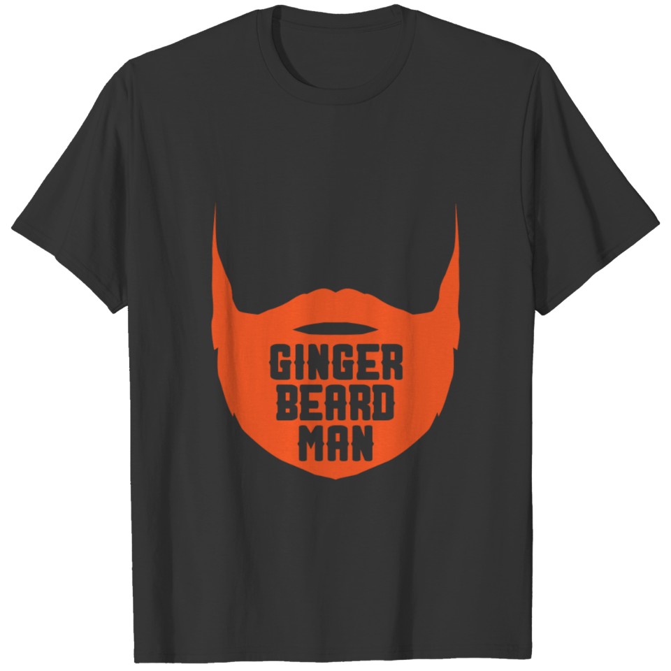Funny Hipster Red Head Ginger Beard Man T Shirts