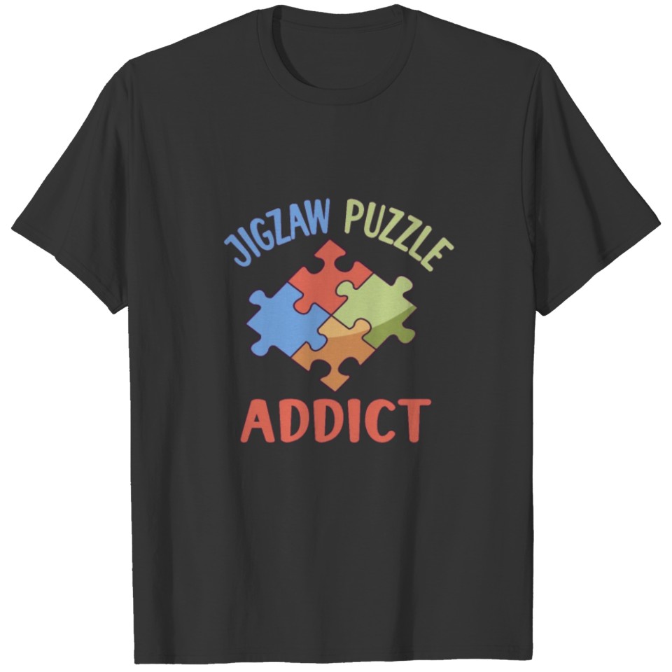 Puzzle Lover Jigzaw Puzzle Boardgame Gift Idea T-shirt