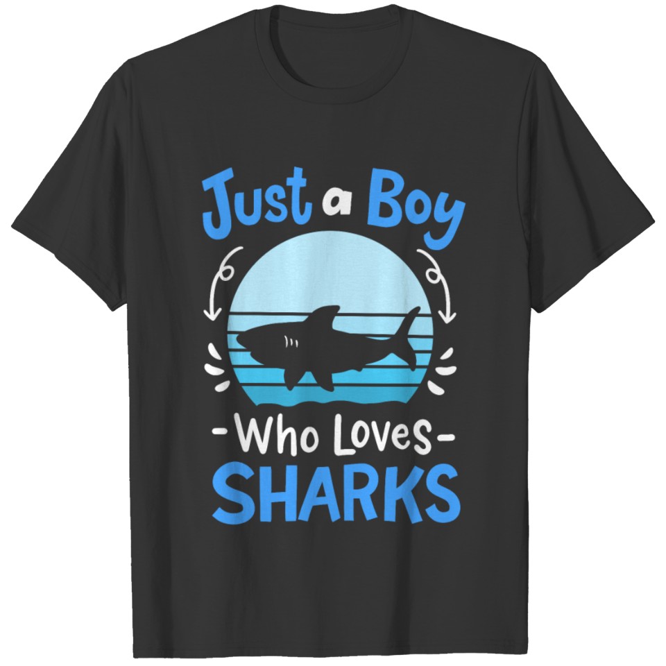 Sharks Shark Lover Retro T-shirt