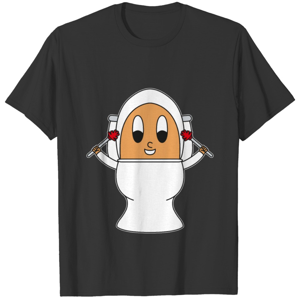 Toilet-Bowl Egg T-shirt