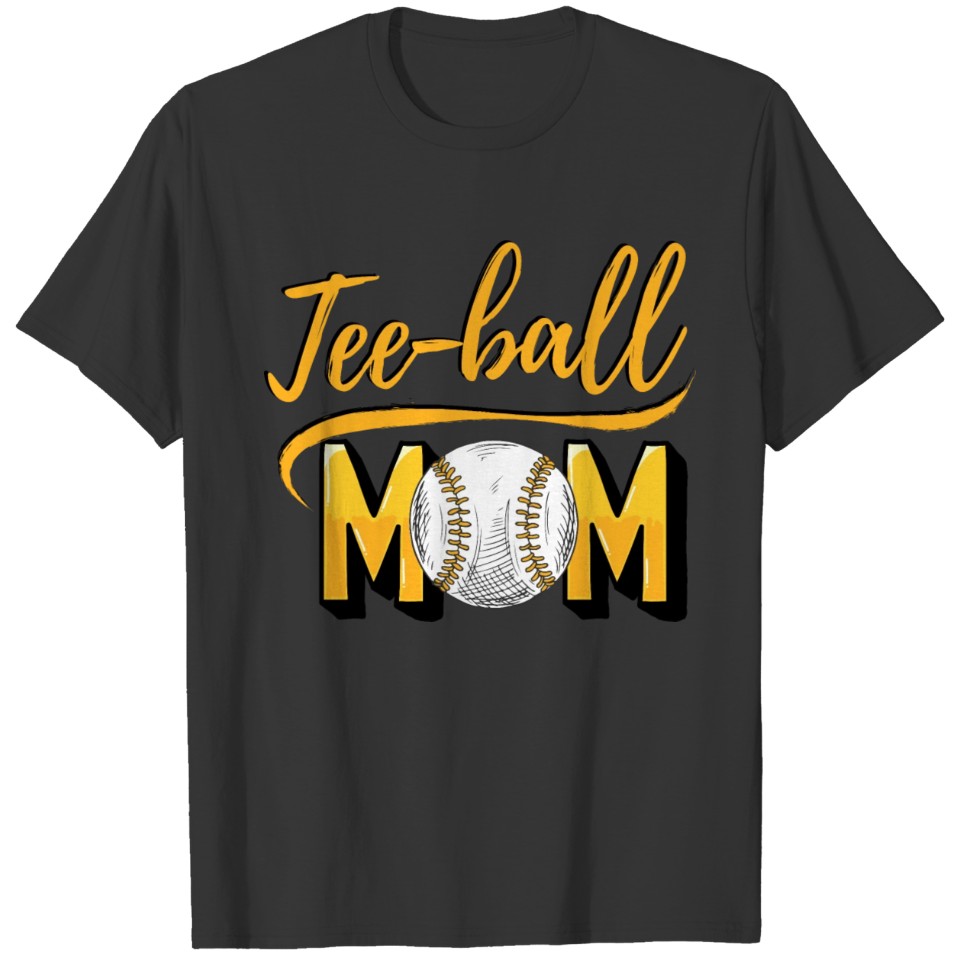 Teeball Mom Funny Teeball Mom T-shirt
