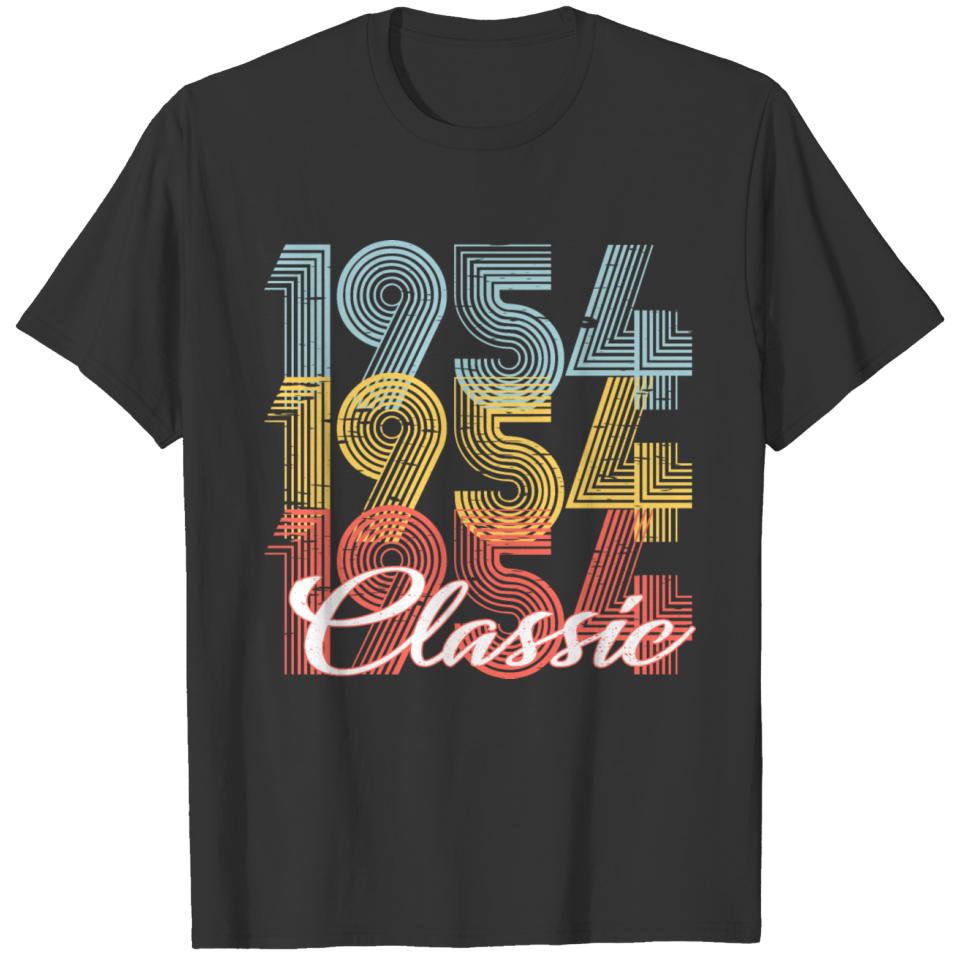 Classic Vintage 68th birthday Shirt Born In 1954 T-shirt