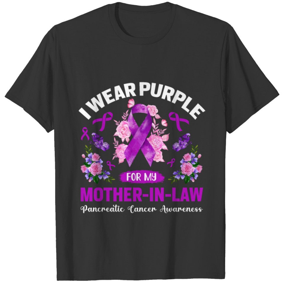I Wear Purple For My Mother-In-Law T Shirts