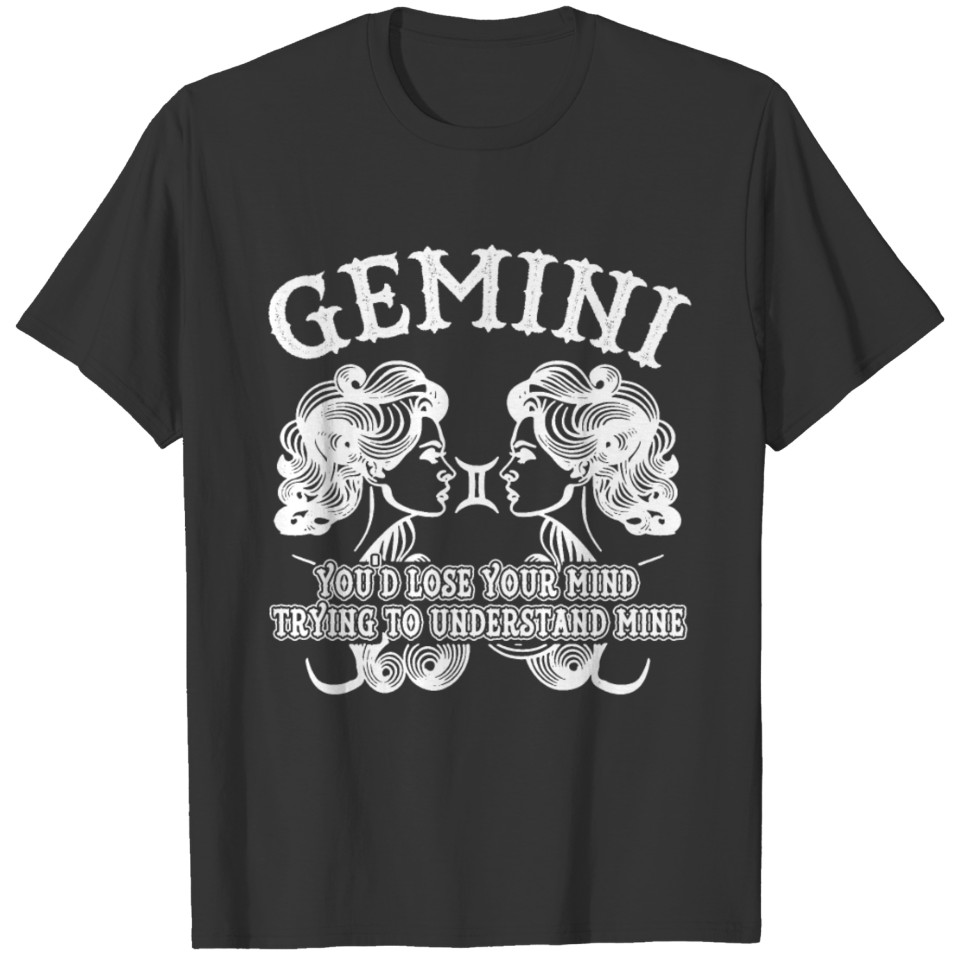 gemini white T Shirts