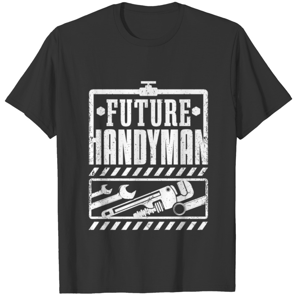 Funny Future Handyman Repairing Tools Kids Gift T-shirt