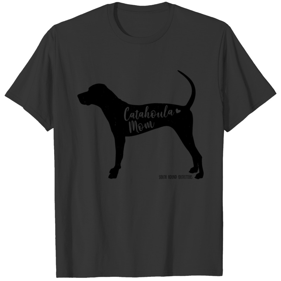 Catahoula Mom Catahoula Leopard Dog Silhouette T Shirts
