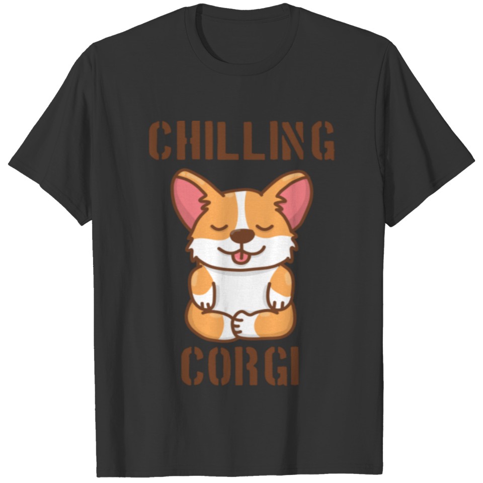 Chilling Corgi T-shirt