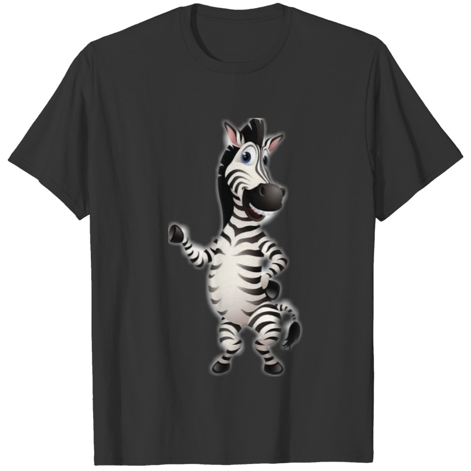 Zebra cartoon T-shirt