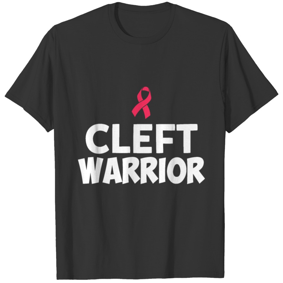 Cleft Palate Lip Warrior Cleft Strong Awareness T-shirt