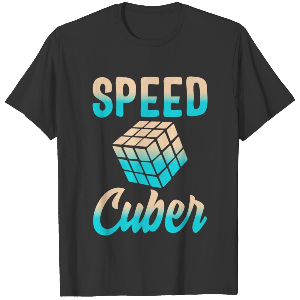 Speed Cubing Shirt, Rubiks Cube T-Shirt,Speed T-shirt