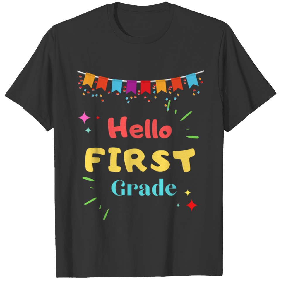 Hello first grade T-shirt