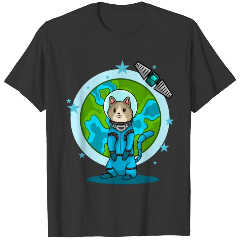 Cat Astronaut T-shirt