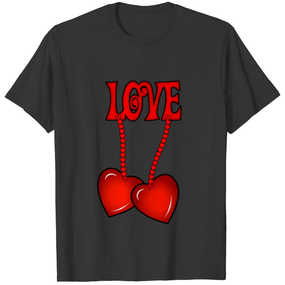 Love heart & Valentine T-shirt