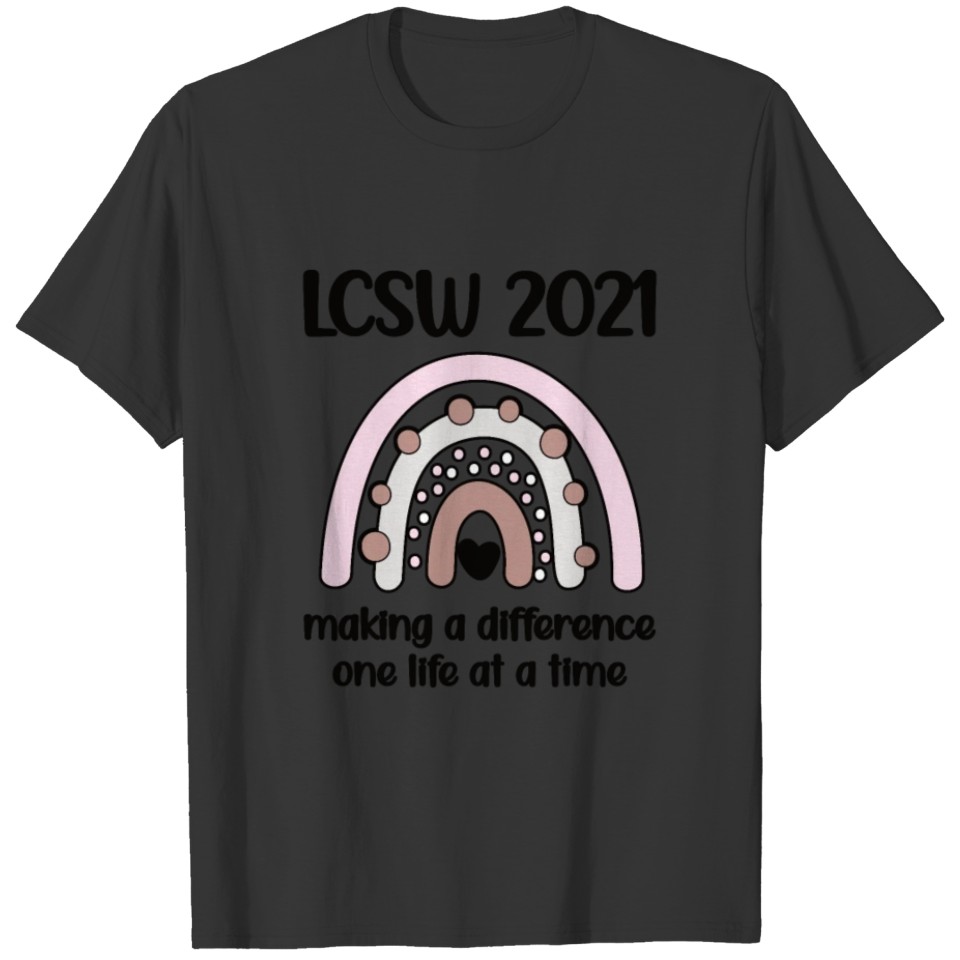 LCSW Licensed Clinical Social Worker Appreciation T-shirt