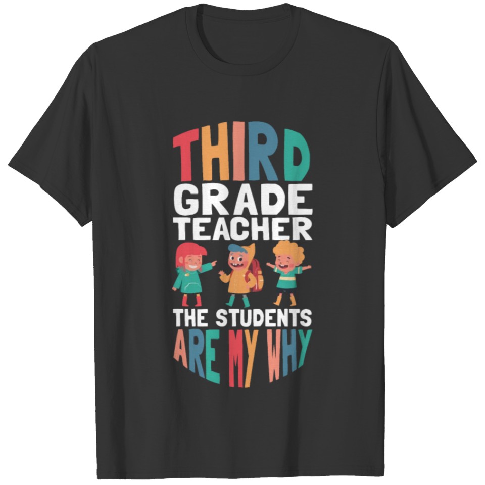 Back To School 3rd Grade Teacher T-shirt
