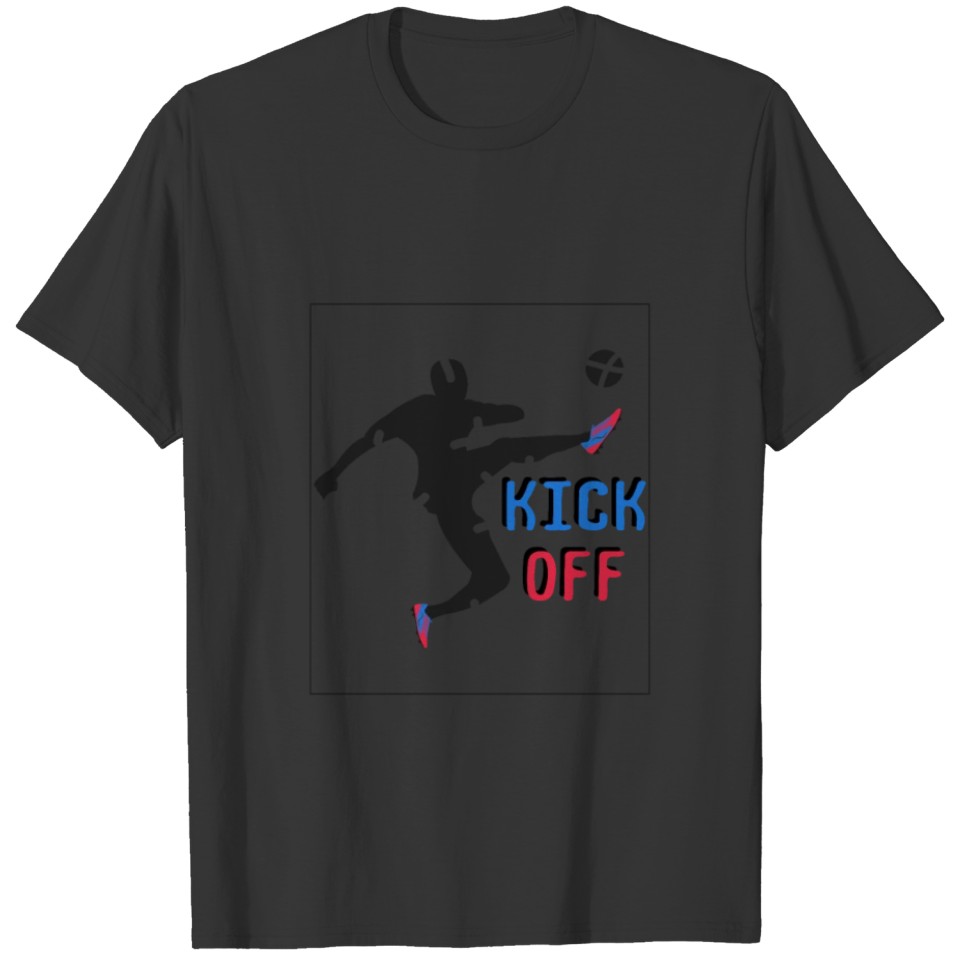Kick football T Shirt Design T-shirt