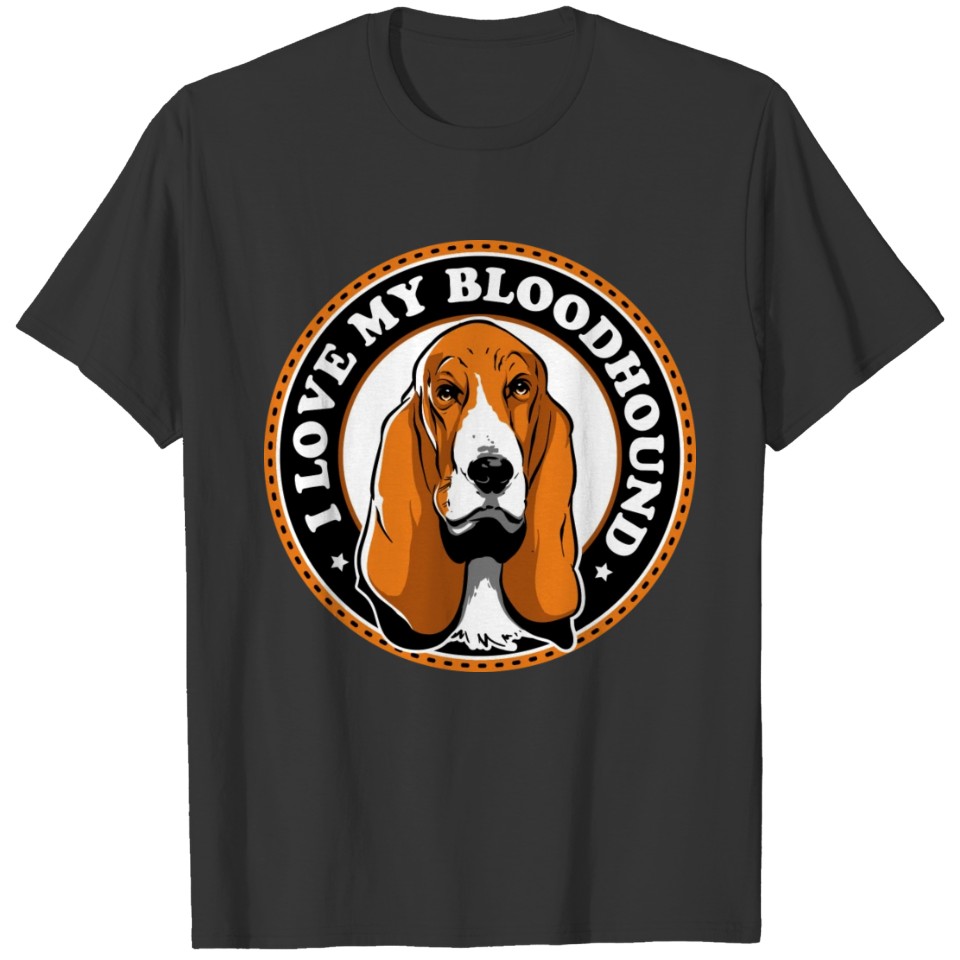 Bloodhound love T-shirt