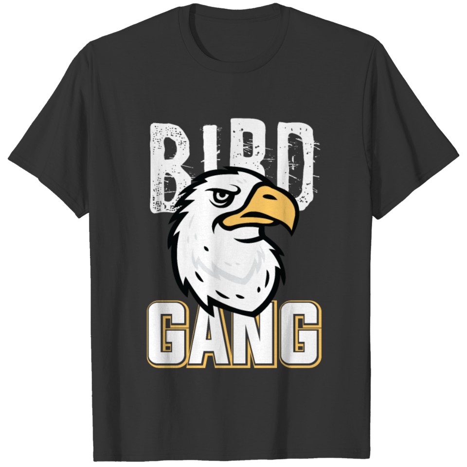 Bird Gang Bird Gang eagle girds strong cool graphi T-shirt