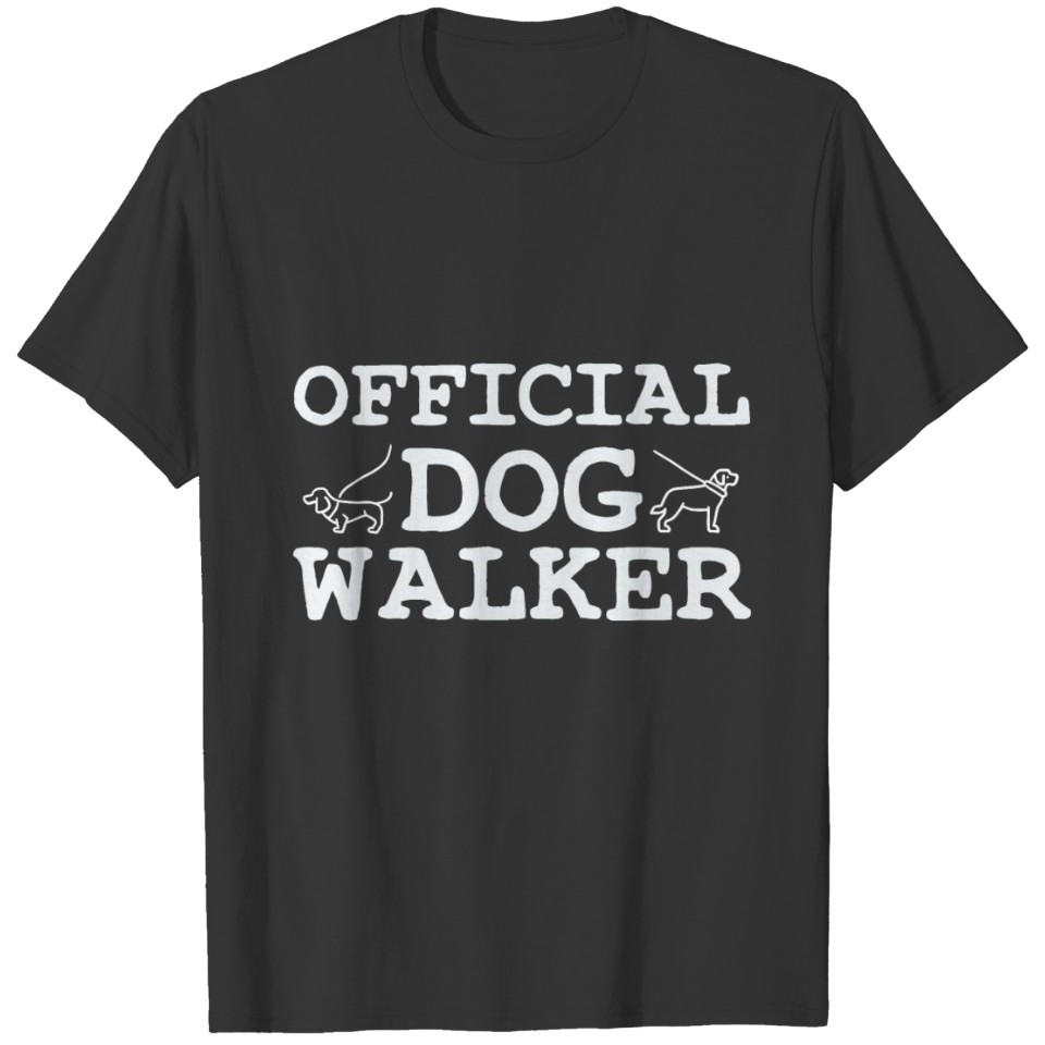 Official Dog Walker T-shirt