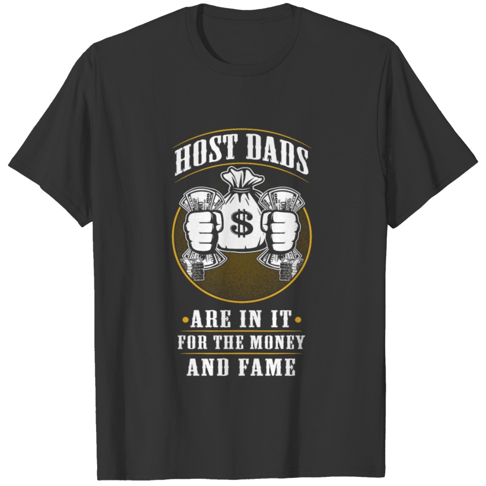 Mens Foreign Host Family Dad Money Exchange T Shirts