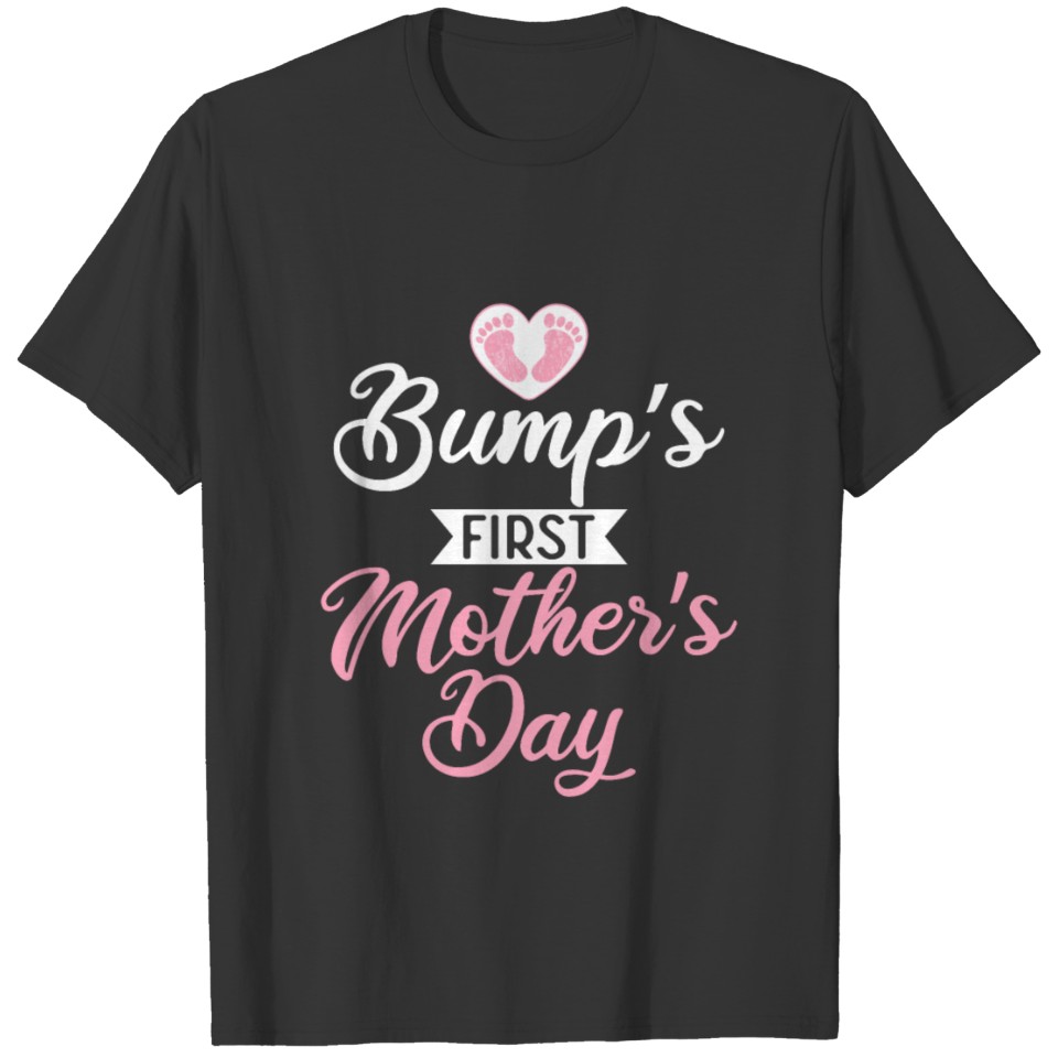 Cute First Time Baby Expecting Mom Mother's Day T-shirt