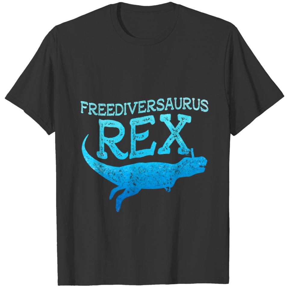 Freediving SaurusRex Freediver Apnea Skin Diving T Shirts