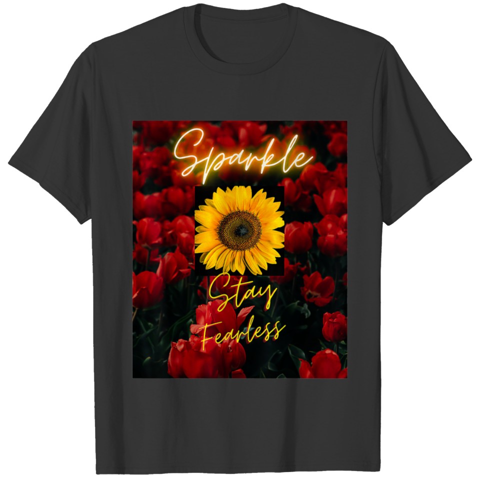 Roses with sunflowers T Shirt T-shirt