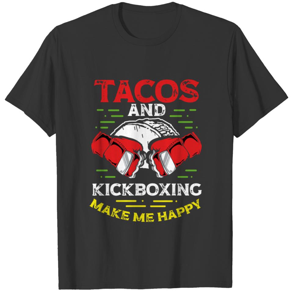Tacos Kixboxing Kickboxer Gift T-shirt