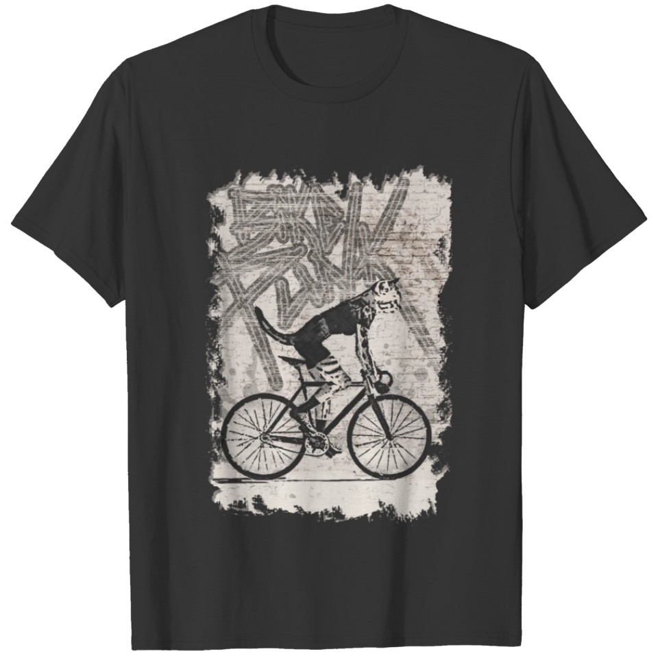 Cat Bike Punk T-shirt