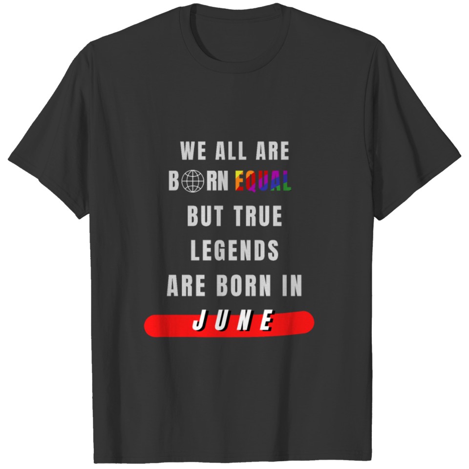 junebirthday, for birthday, birthdays, scorpio bor T Shirts