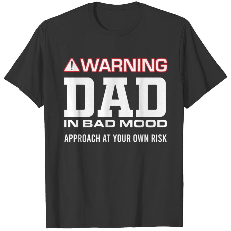 Bad Mood Dad Bossy Funny Grumpy Family Matching Vi T-shirt