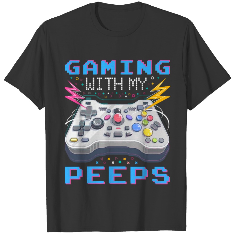 Funny gaming with my peeps, Gaming, Video Game T-shirt
